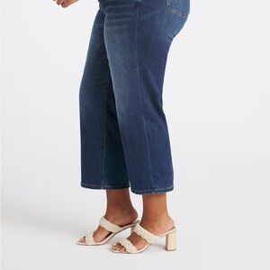 Kut from the Kloth Charlotte Fab Ab Culotte High Rise Jeans, Blue, Size 16, NWOT